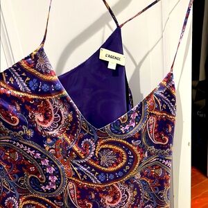 L'AGENCE Purple Paisley Cami